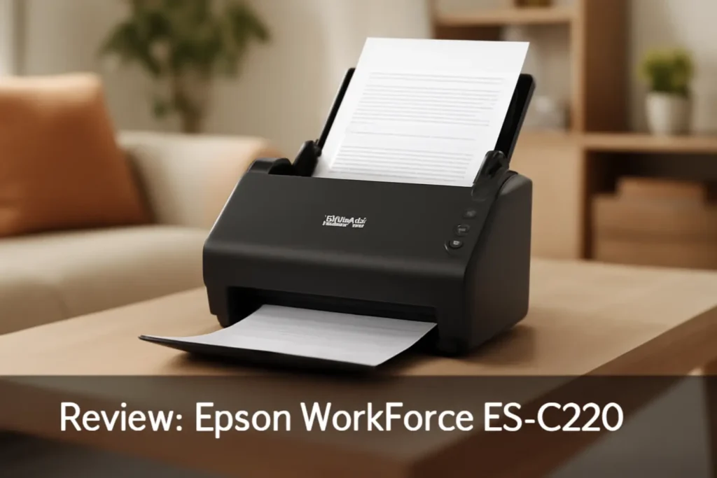 Epson Workforce ES-C220: Scanner Compacto e Eficiente