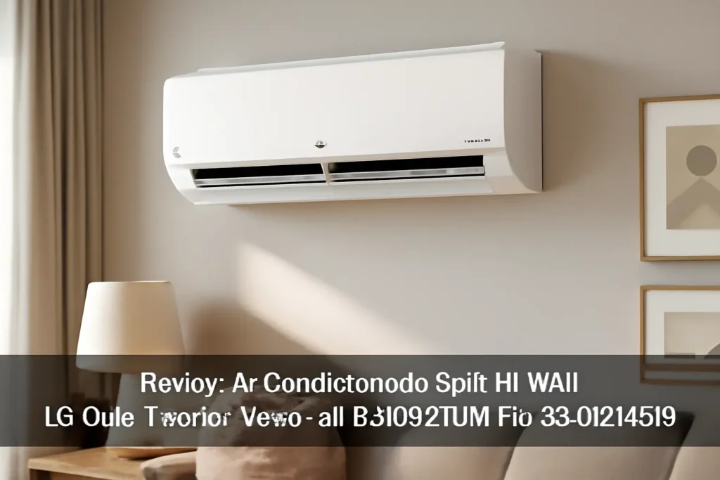 Ar Condicionado Split Hi Wall LG Dual Inverter Voice +IA 12.000 BTU/h Frio S3-Q12JA31B – 127 Volts