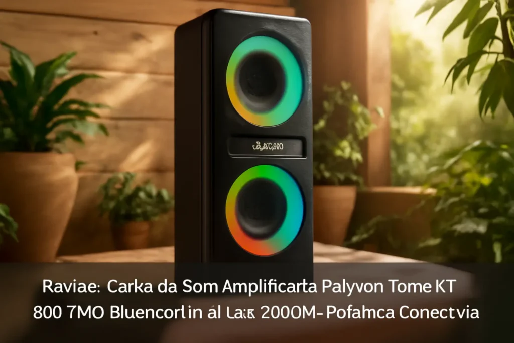 Caixa de Som Amplificada Polyvox Torre XT-990 TWS Bluetooth Full Led 2000W: Potência e Conectividade