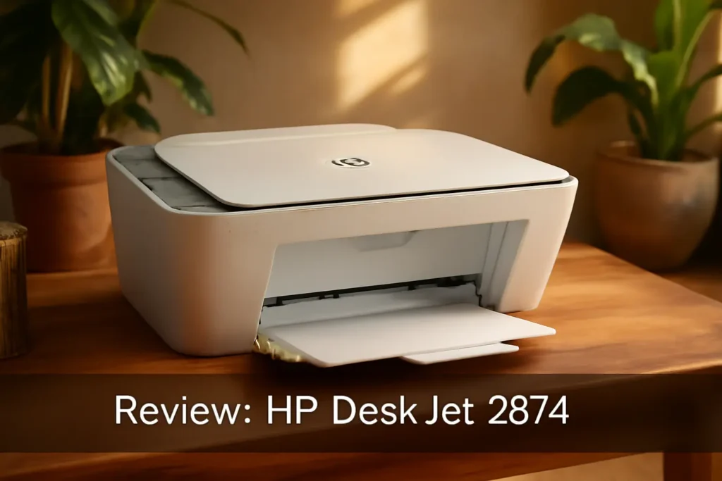 Impressora Multifuncional HP Deskjet 2874: Imprimir, Copiar e Digitalizar com Conectividade Wi-Fi