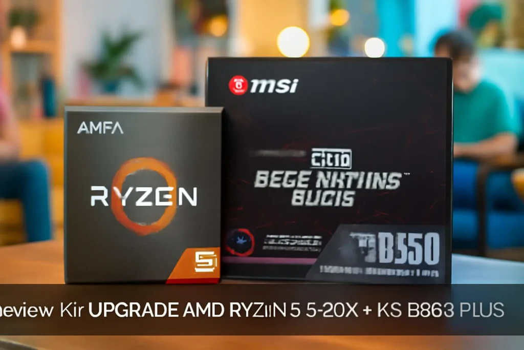 Kit UPGRADE AMD RYZEN 5 5600X + MSI MPG B550 GAMING PLUS