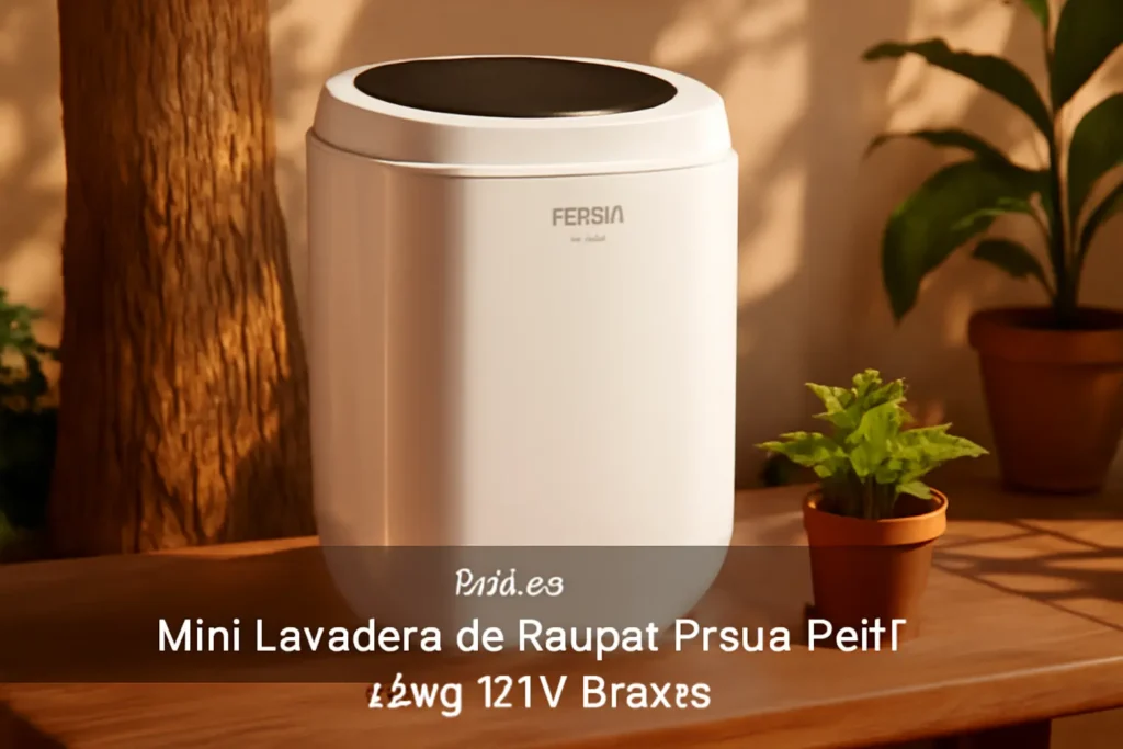 Mini Lavadora de Roupas Praxis Petit 1,2kg 127V Branca: Compacta e Eficiente para o Dia a Dia
