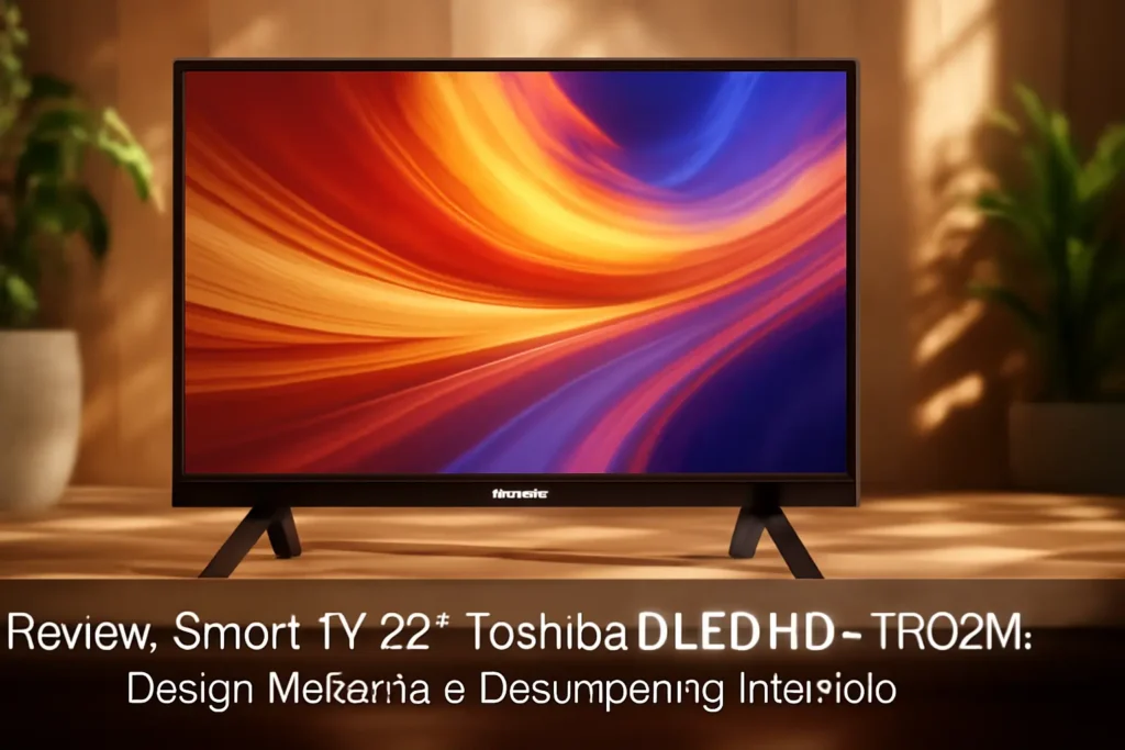 Smart TV 32" Toshiba DLED HD - TB020M: Design Moderno e Desempenho Imersivo