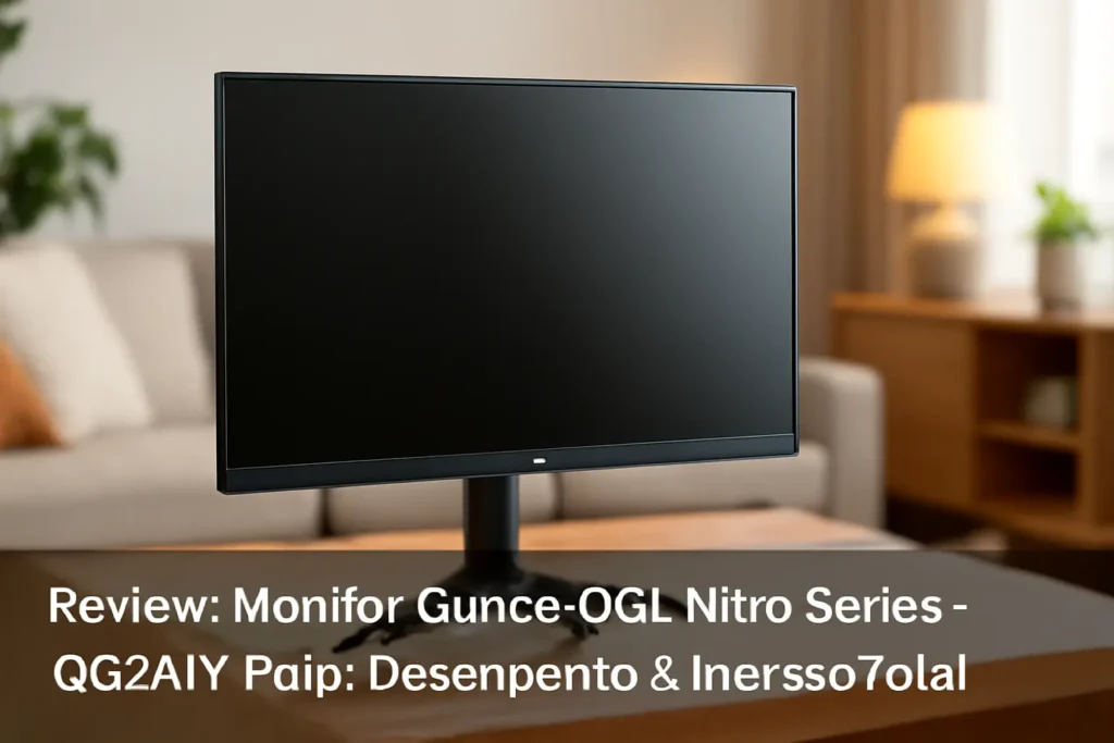 Monitor Gamer QG1 Nitro Series - QG241Y Pbiip: Desempenho e Imersão Total