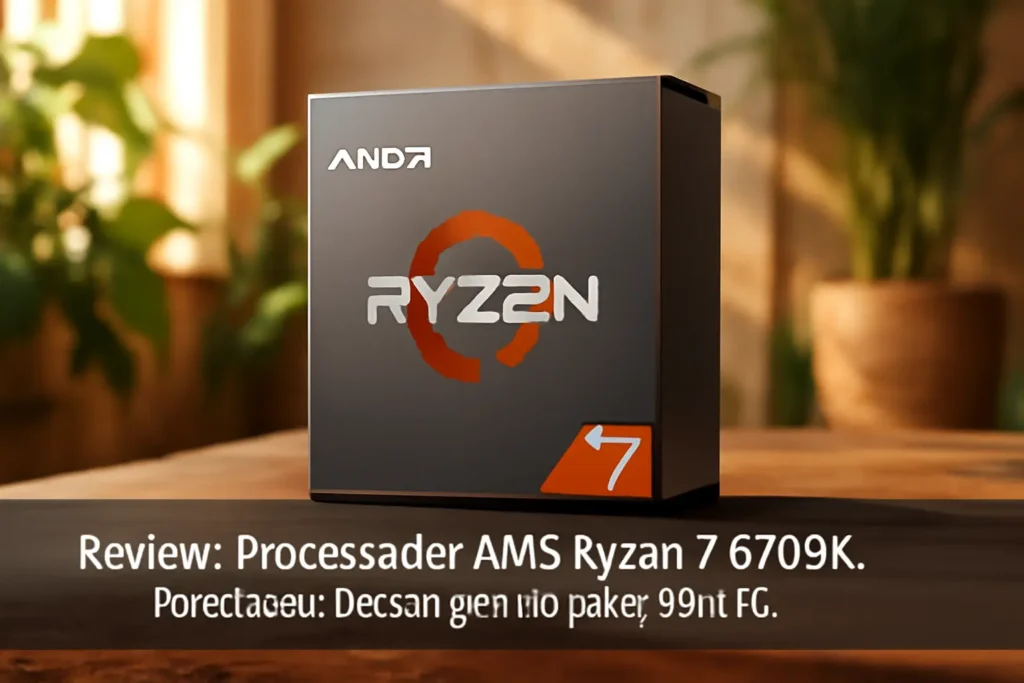 Processador AM5 Ryzen 7 9700X: Potência e Desempenho para Seu PC