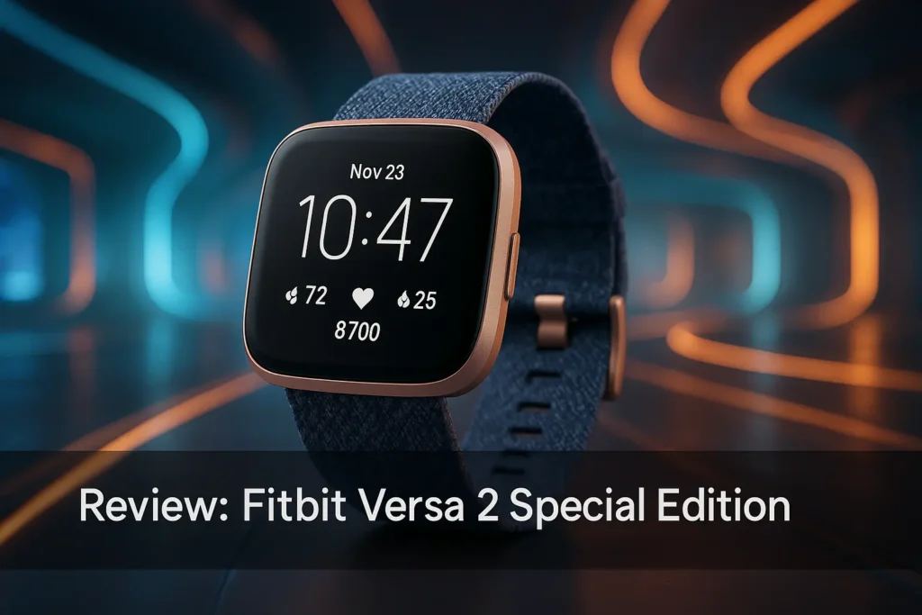 Smartwatch Fitbit Versa 2 Special Edition: leve, elegante e completo