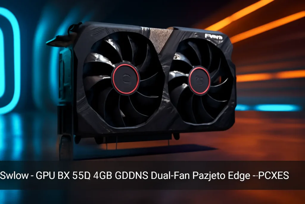 GPU RX 550 4GB GDDR5 Dual-Fan Projeto Edge – PCYES