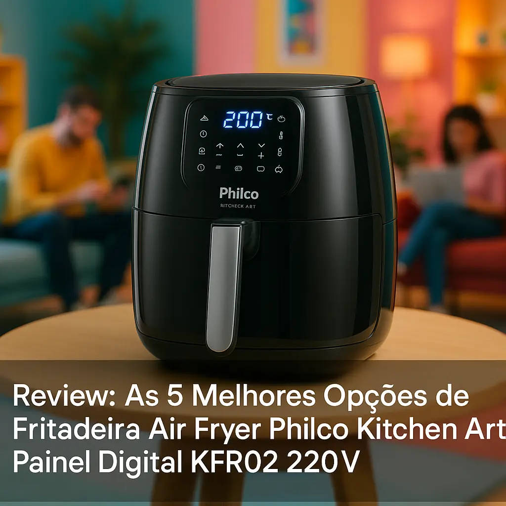 As 5 Melhores Opções de fritadeira air fryer philco kitchen art painel digital kfr02 220v