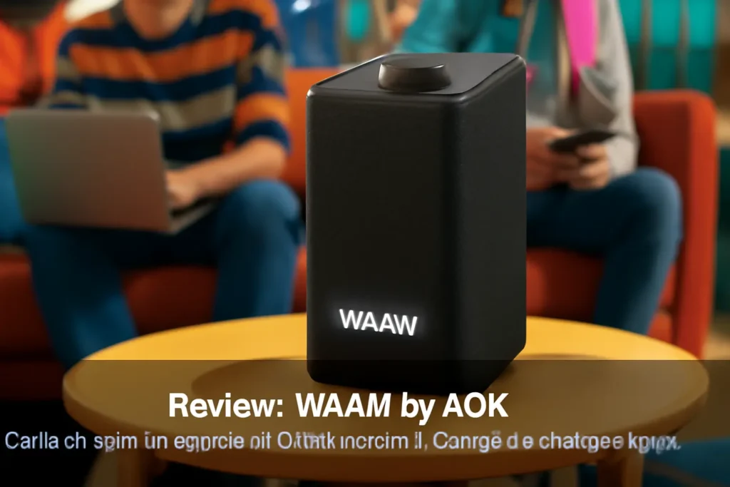 WAAW by ALOK Caixa de Som HYPERBOOM 1000 Bluetooth - Potência e Qualidade em Qualquer Lugar