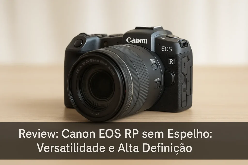 Canon EOS RP sem Espelho: Versatilidade e Alta Definição