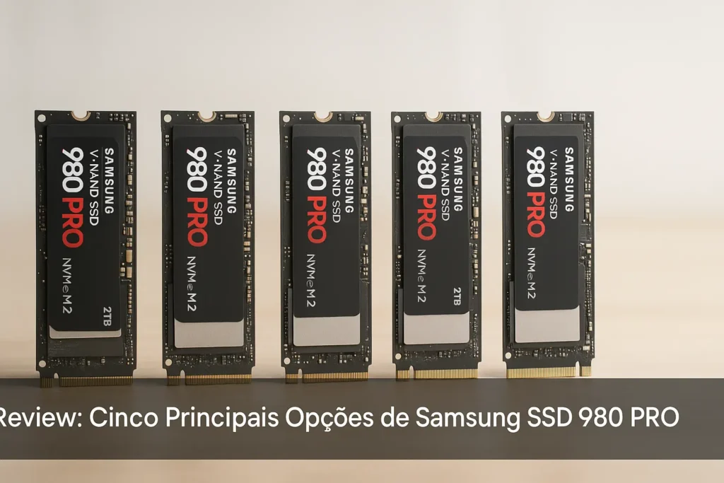 Cinco Principais Opções de Samsung SSD 980 pro