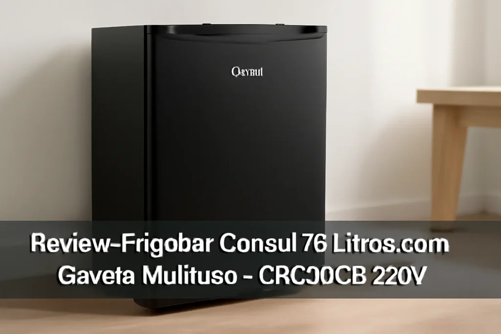 Frigobar Consul 76 Litros com Gaveta Multiuso - CRC08CB 220V