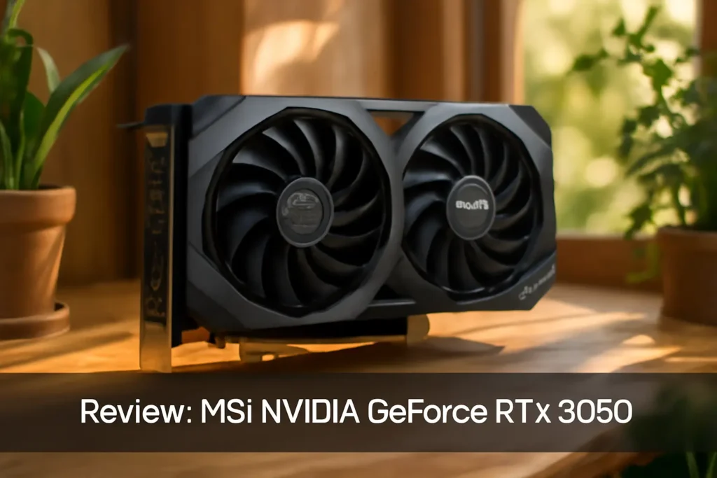Placa de Vídeo MSI NVIDIA GeForce RTX 3050, 6GB, GDDR6, 96 Bits