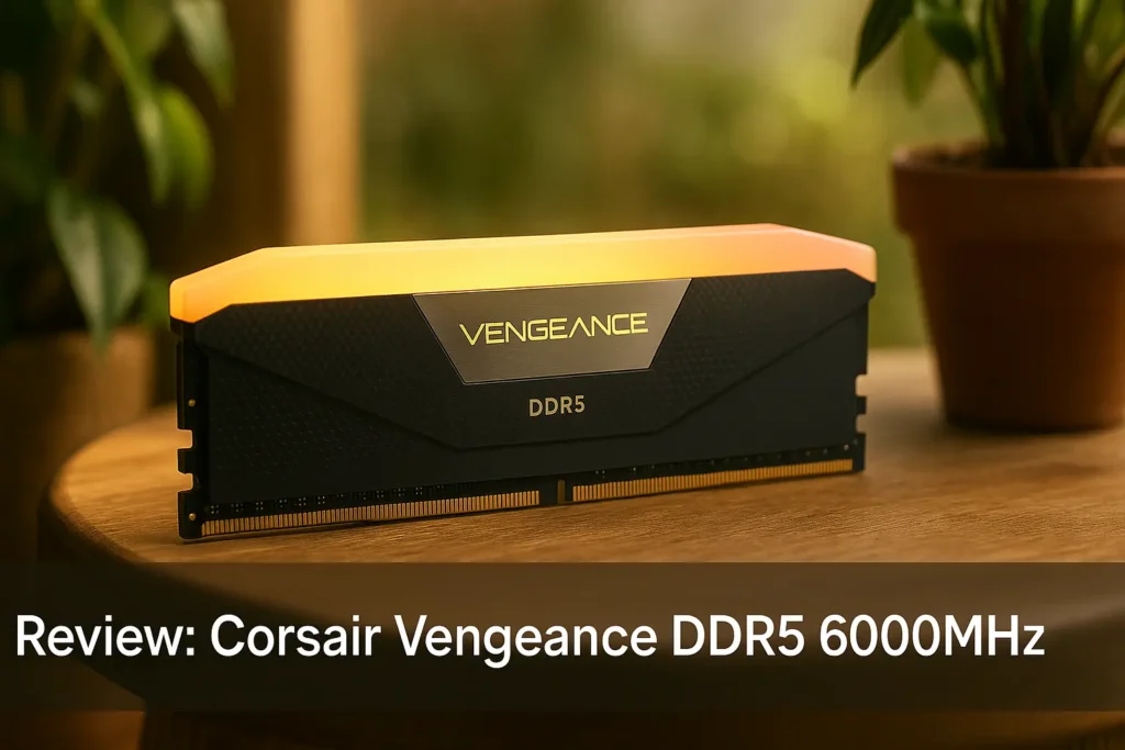 Corsair Vengeance DDR5 6000MHz: desempenho RGB avançado
