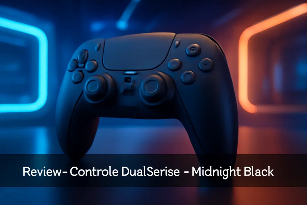 Controle Dualsense - Midnight Black: Conforto e Inovação para o PS5