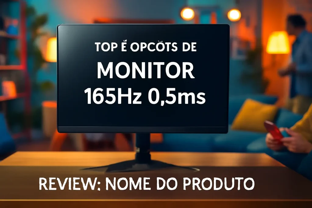 Top 5 Opções de monitor 165hz 0.5ms