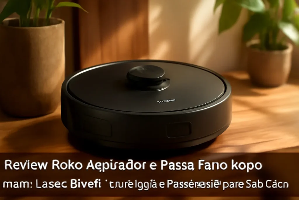 Robô Aspirador e Passa Pano Ropo Smart Laser Bivolt: Tecnologia e Praticidade para Sua Casa