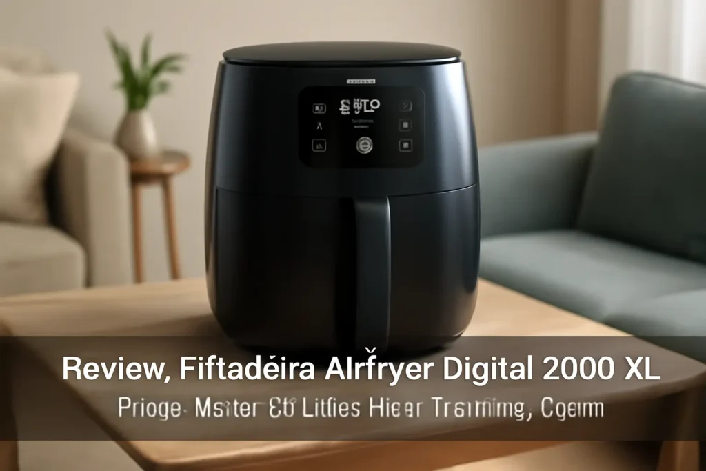 Fritadeira Airfryer Digital Série 2000 XL, Philips Walita, 6,2 Litros, Preta - Tecnologia RapidAir