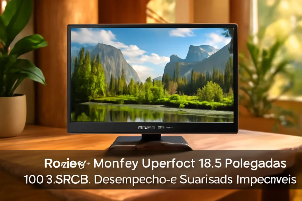 Monitor Uperfect 18,5 Polegadas 100% SRGB: Desempenho e Qualidade Impecáveis