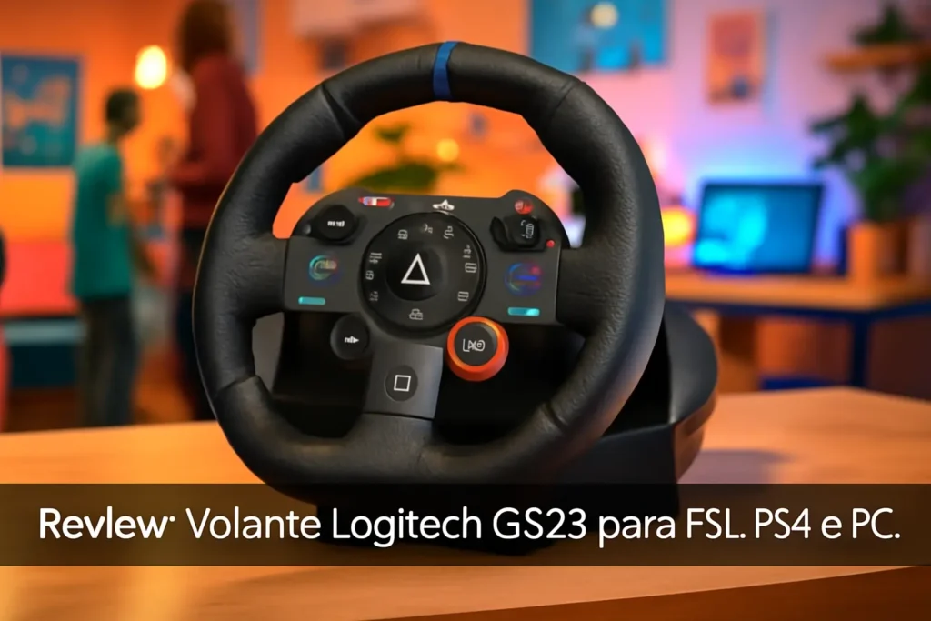 Volante Logitech G923 para PS5, PS4 e PC