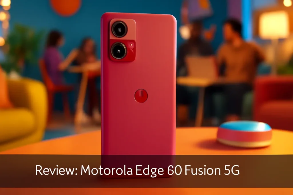 Smartphone Motorola Edge 60 Fusion 5G - 256GB 16GB (8GB RAM+8GB Ram Boost) 50MP Sony AI Camera IP68 NFC - Rosa