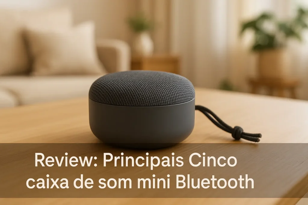 Principais Cinco caixa de som mini bluetooth