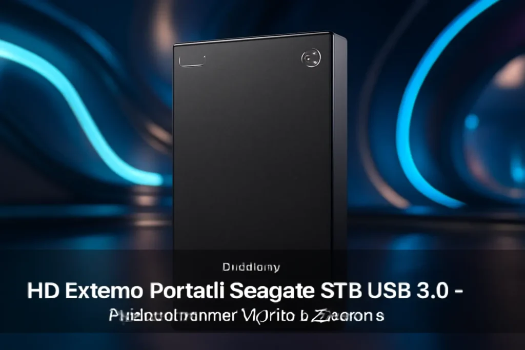 HD Externo Portátil Seagate 5TB USB 3.0 – Armazenamento Rápido e Eficiente