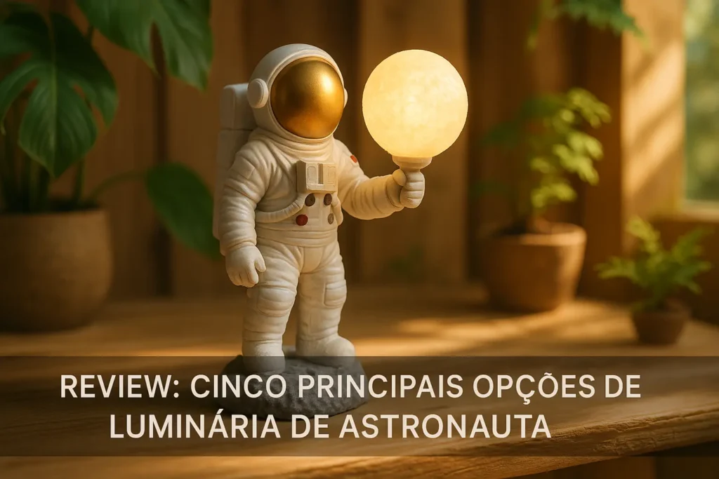 Cinco Principais Opções de luminária de astronauta