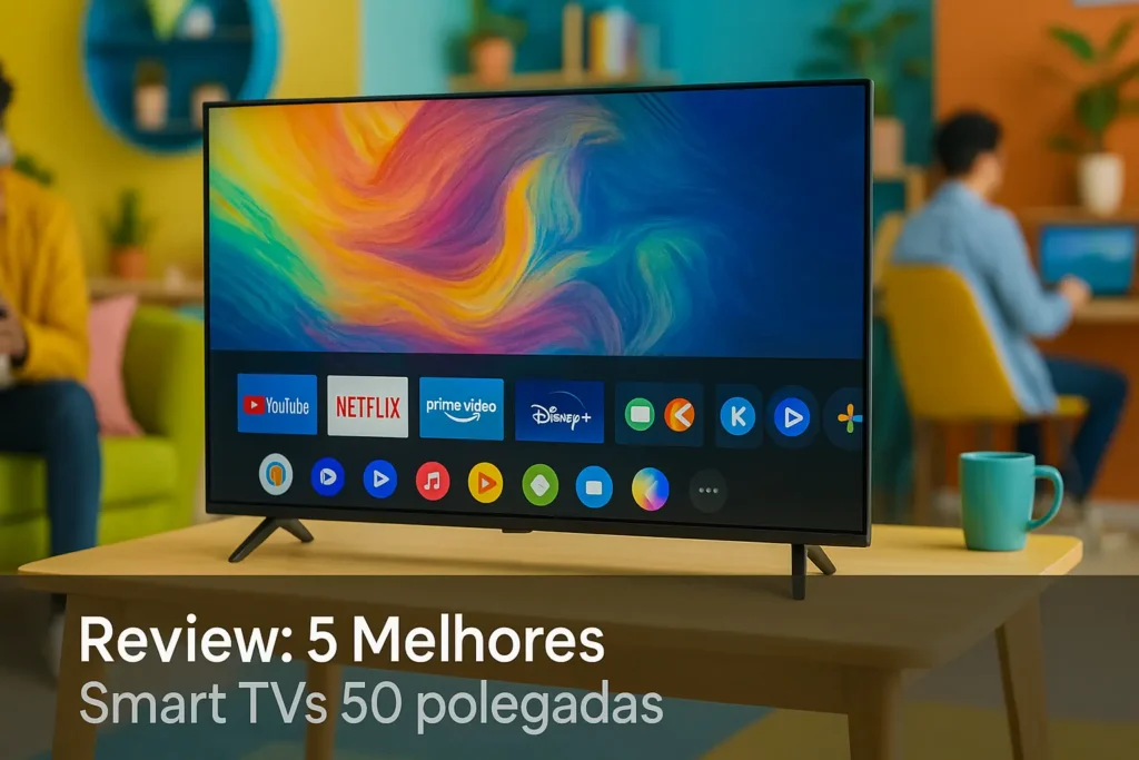 Lista de 5 Melhores: smart TV 50 polegadas