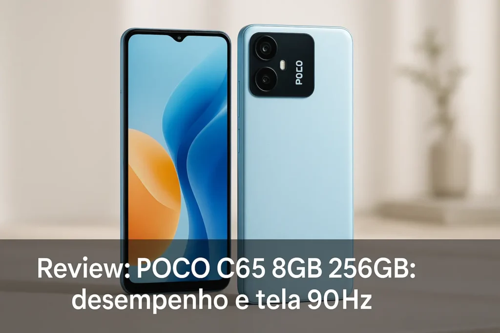 Xiaomi POCO C65 8GB 256GB: desempenho e tela 90Hz