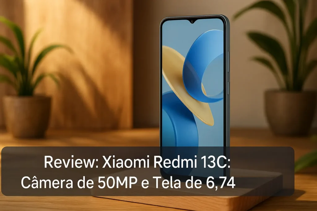 Xiaomi Redmi 13C: Câmera de 50MP e Tela de 6,74”