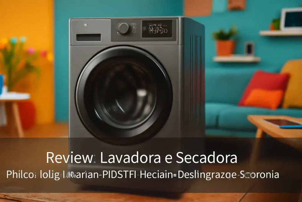 Lavadora e Secadora Philco 10kg Inverter PLS11T Titanium: Desempenho e Economia
