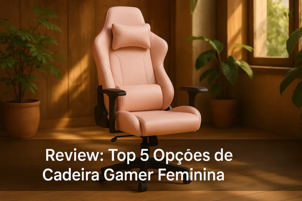 Top 5 Opções de cadeira gamer feminina