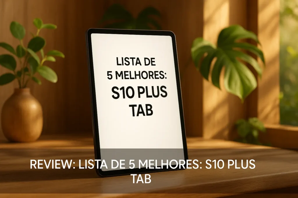 Lista de 5 Melhores: S10 plus tab