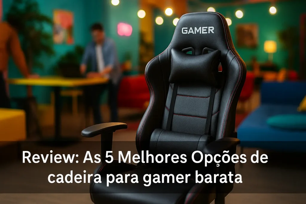 As 5 Melhores Opções de cadeira para gamer barata