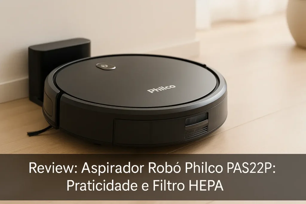 Aspirador Robô Philco PAS22P: Praticidade e Filtro HEPA