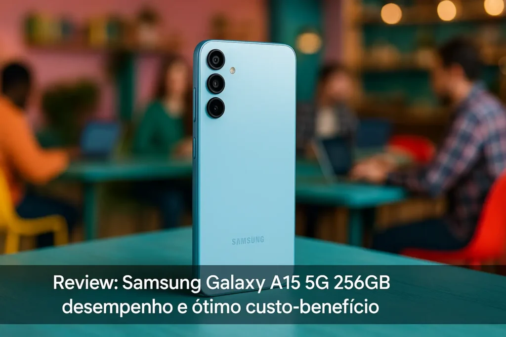 Samsung Galaxy A15 5G 256GB: desempenho e ótimo custo-benefício