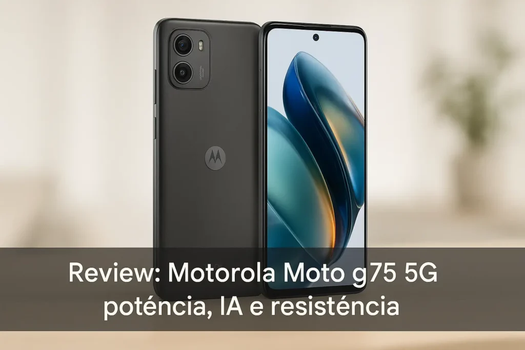 Motorola Moto g75 5G: potência, IA e resistência