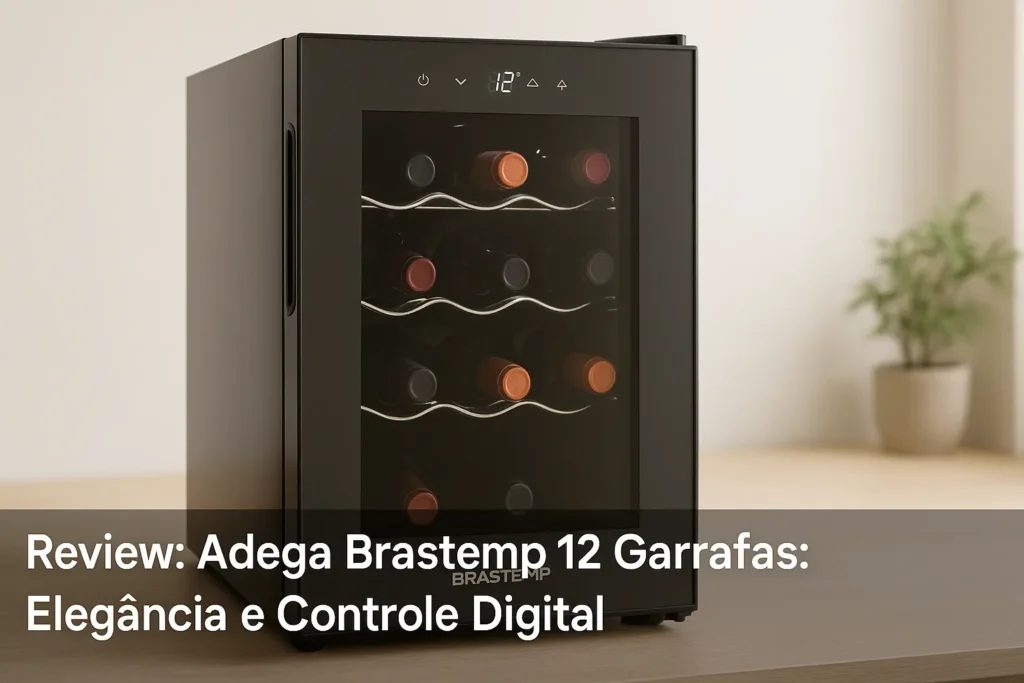 Adega Brastemp 12 Garrafas: Elegância e Controle Digital