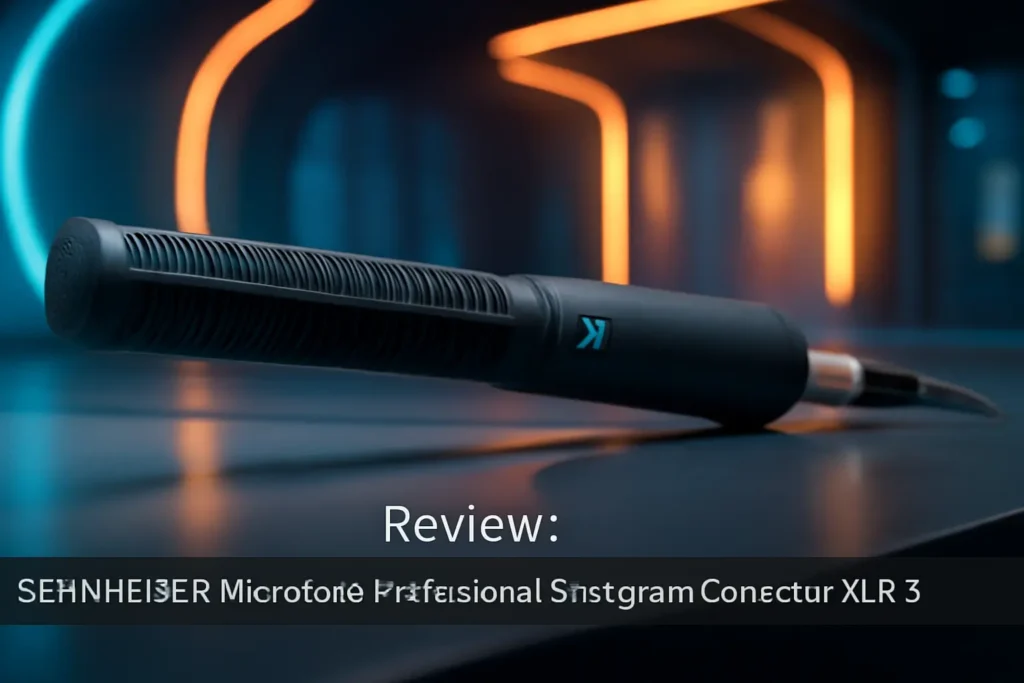 SENNHEISER Microfone Profissional Shotgun com Conector XLR-3