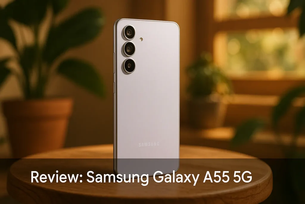Samsung Galaxy A55 5G com Nightography e IP67