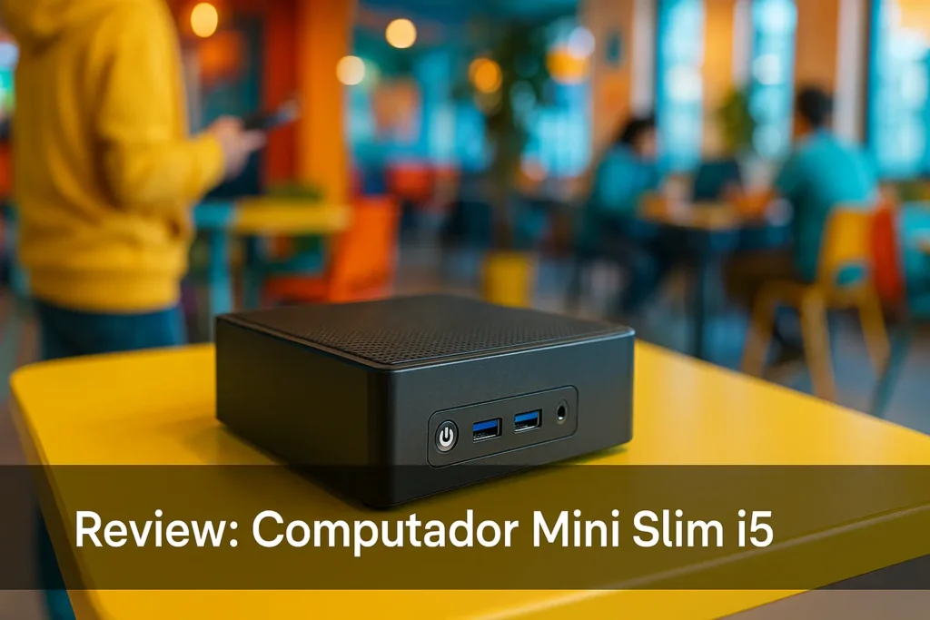 Computador Mini Slim i5: compacto, rápido e confiável