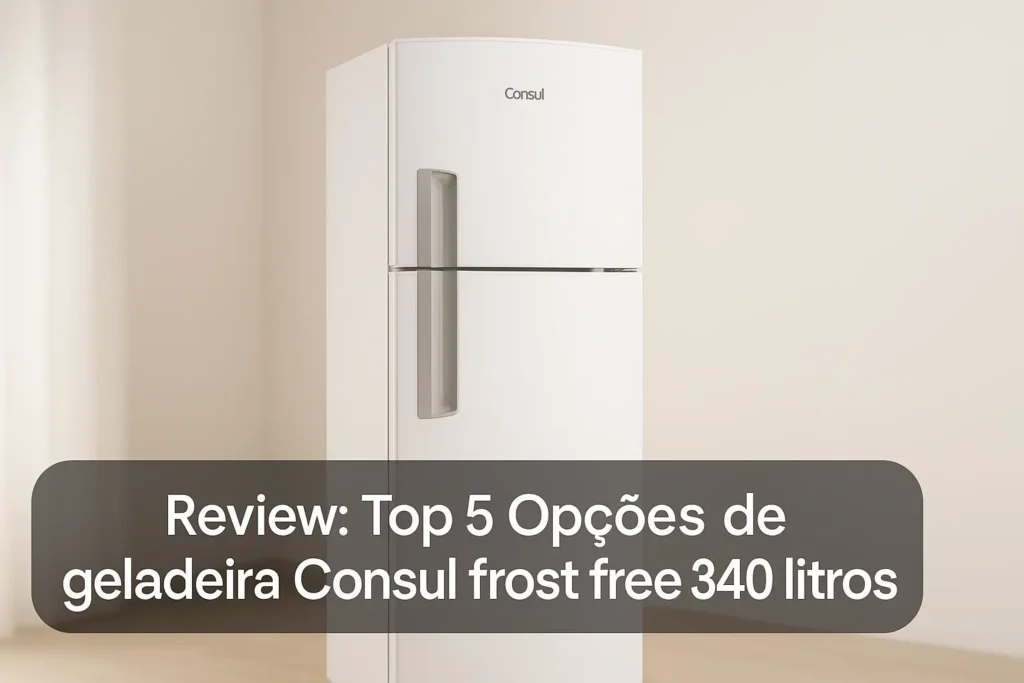 Top 5 Opções de geladeira Consul frost free 340 litros