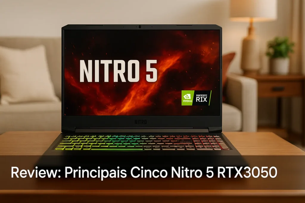 Principais Cinco Nitro 5 RTX3050