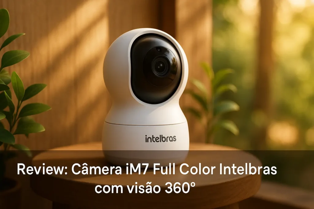 Câmera iM7 Full Color Intelbras com visão 360°
