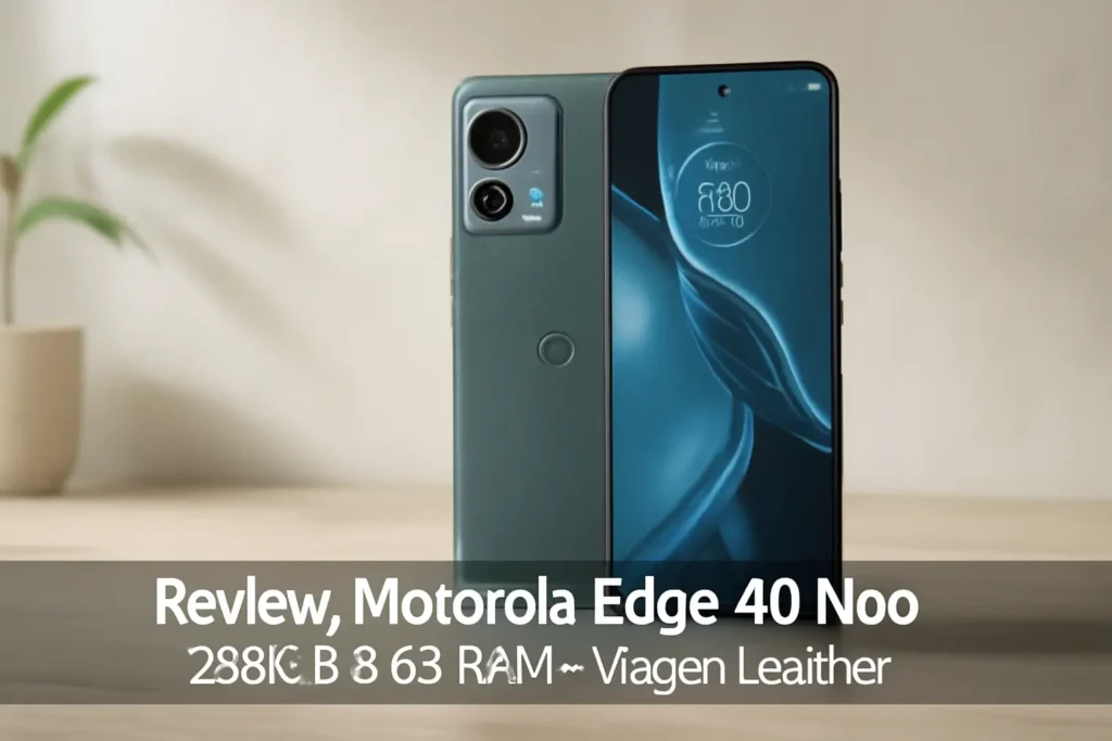 Smartphone Motorola Edge 40 Neo 256GB 8GB RAM - Vegan Leather