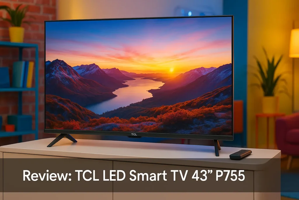 TCL LED Smart TV 43” P755: imagem 4K e som imersivo