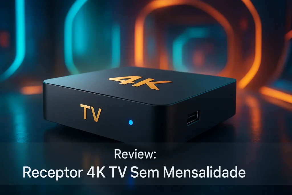 Receptor 4K TV Sem Mensalidade: streaming completo e vitalício