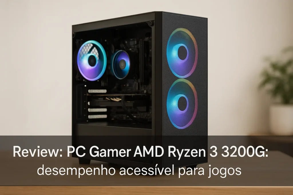 PC Gamer AMD Ryzen 3 3200G: desempenho acessível para jogos