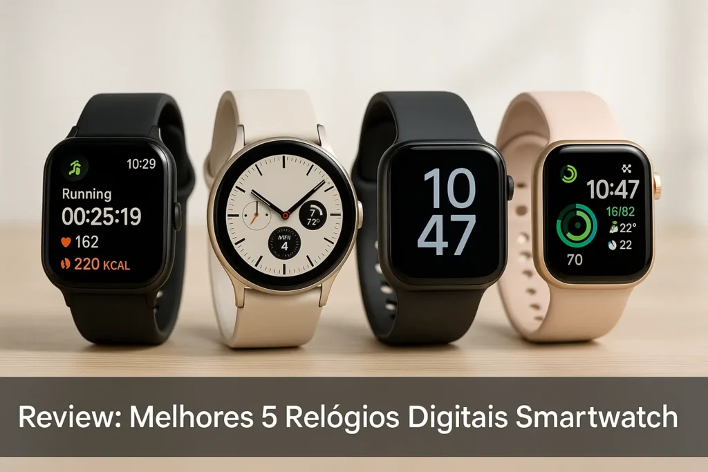 Melhores 5 Relógios Digitais Smartwatch